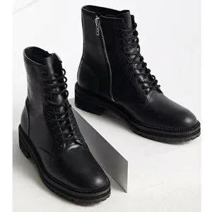 Urban Outfitters Men’s Black Leather Boots 10 Urban Outfitters Chelsea Boots for Women for sale | eBay main image 3